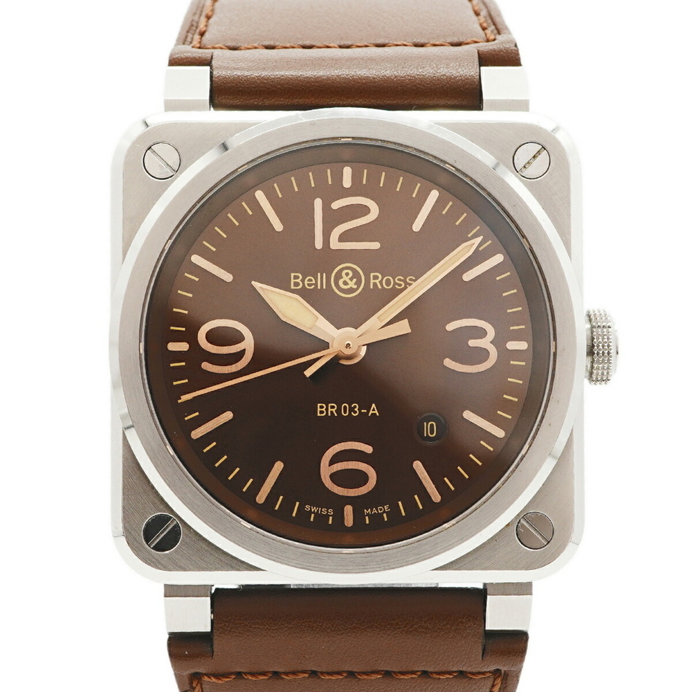 Bell & Ross BR03 Golden Heritage BR03A-GH-ST SCA Brown Dial Men's Watch